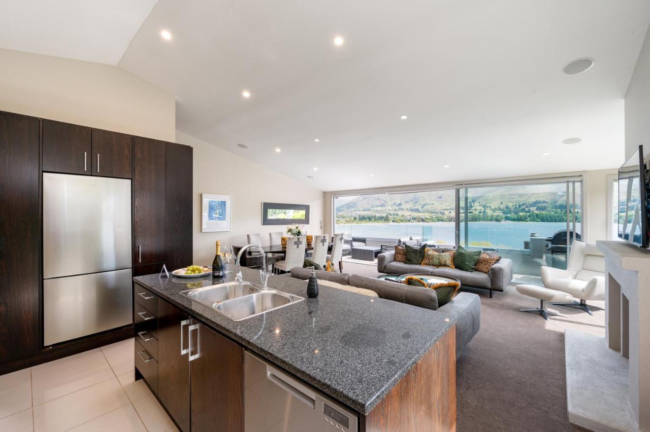 Luxury Lakeview Vista Apartment Ванака Экстерьер фото