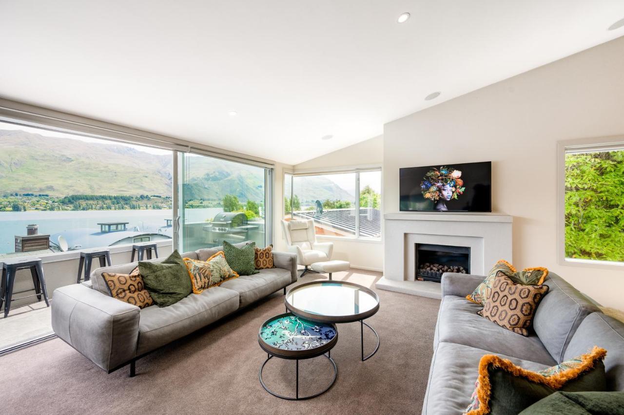Luxury Lakeview Vista Apartment Ванака Экстерьер фото