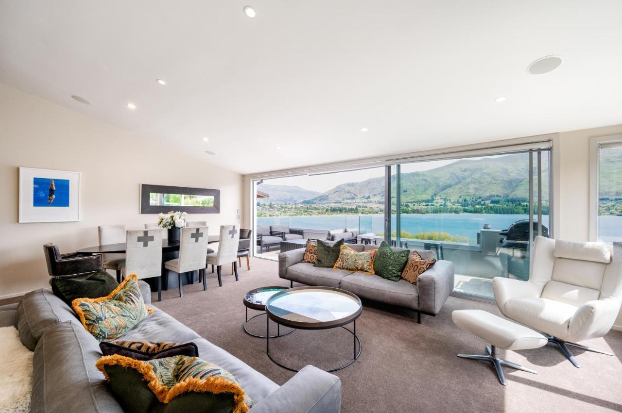 Luxury Lakeview Vista Apartment Ванака Экстерьер фото